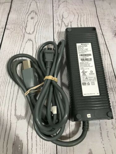 Official Microsoft Xbox 360 Power Supply Brick AC Adapter DPSN-186EB A Tested