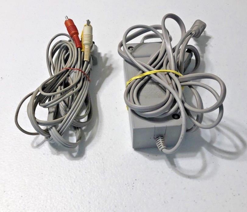 Nintendo Wii Power Cord and AV Adapter/Tested