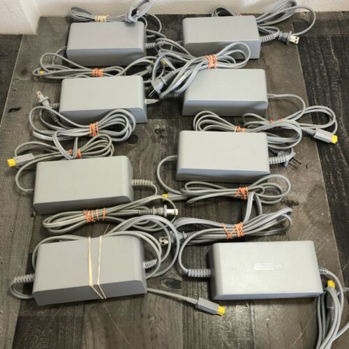 Lot Of 8 Official Nintendo Wii U WUP-002 Console Original OEM AC Power Supply