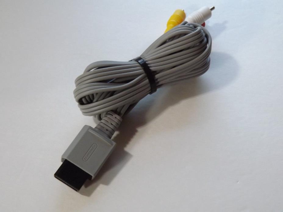 Official nintendo Brand Wii AV Cable Audio Video Cord Genuine 93