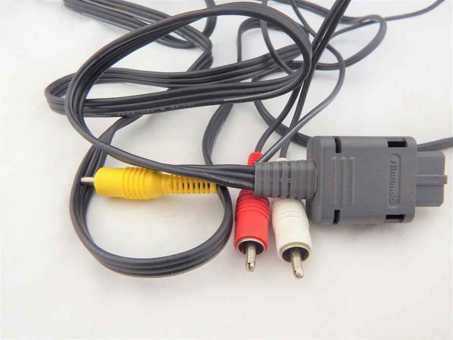 OEM Nintendo 64 AV Composite Cable Video Red White Yellow RCA N64 Cords