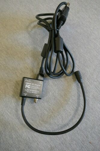 Original Microsoft XBox RF Adapter Cable Cord X0825286 VHF Coax Coaxial TV AV