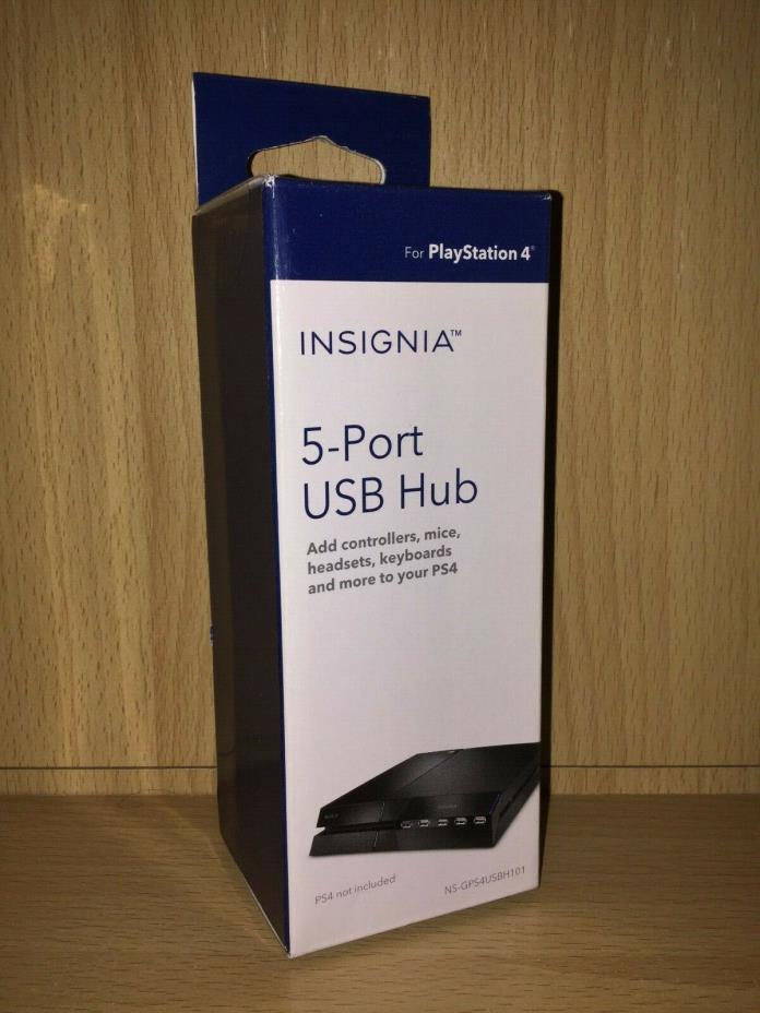 Insignia 5 port USB hub (for original PS4 model) new in box