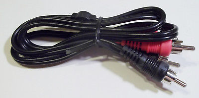 1 New Pair RCA AV Audio Video Cables NES for Original Nintendo Hook Ups CD DVD