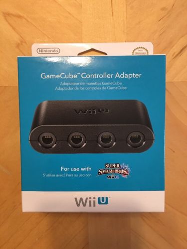 Nintendo WiiU Gamecube Controller Adapter | Smash Brothers Wii U | NEW/ORIGINAL