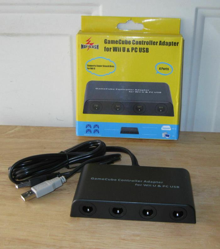 MAYFLASH GameCube Controller Adapter for Wii U and PC USB 4 Port