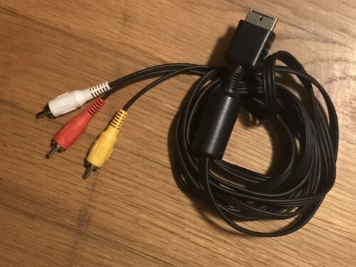 AV Video Audio Cable for Sony Playstation PS1 PS2 PS3