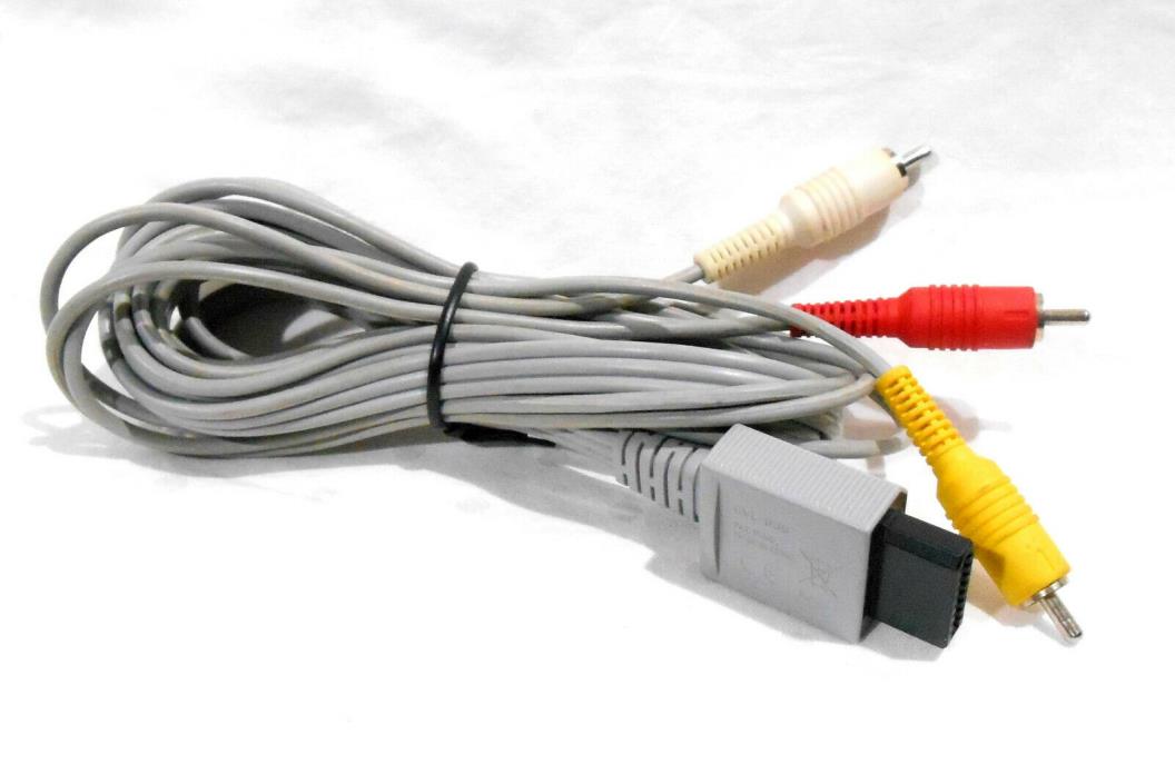 Genuine Nintendo Wii AV Audio Video Composite RCA AV Cable RVL-009 Separated