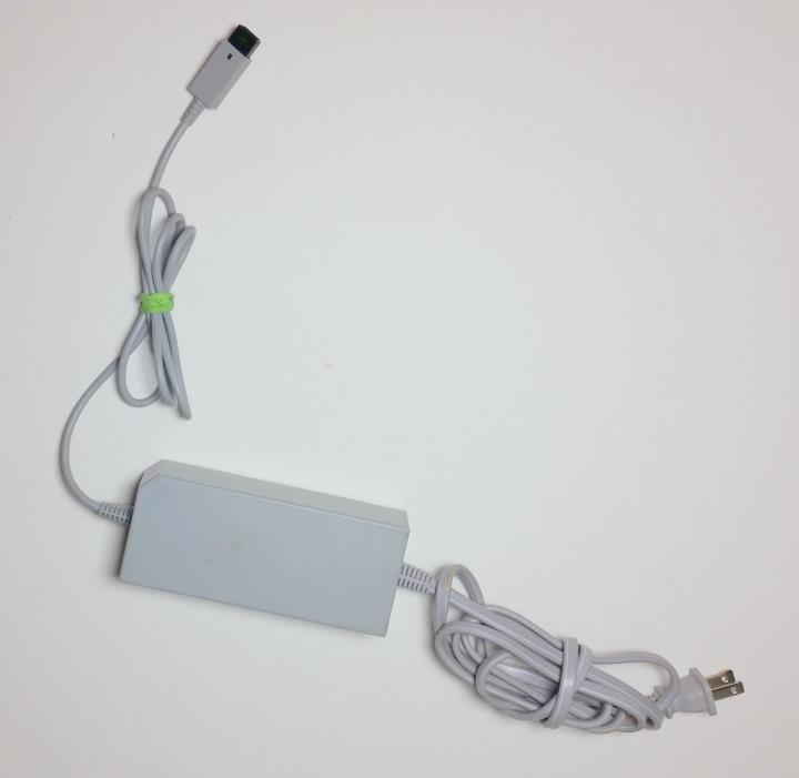 Genuine Official OEM Nintendo Wii Power Supply AC Adapter Cord Cable RVL-002