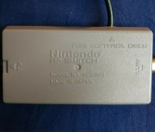 Nintendo NES RF Switch Original Super Nintendo SNES Adapter Cable OEM Tested