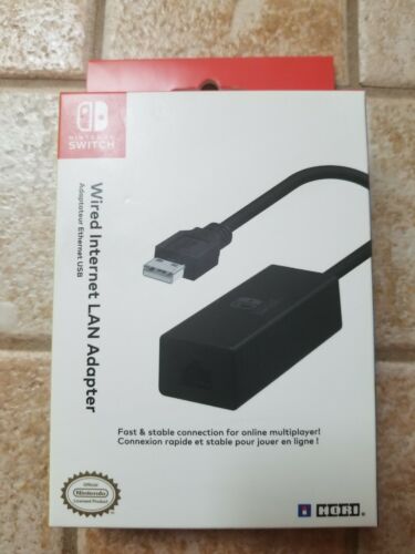 Nintendo Switch Wired Internet LAN Adapter Official Licensed Product HORI NEW