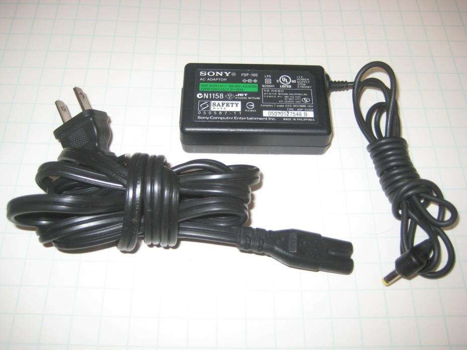 Original OEM Sony PSP-100 AC Power Adapter ADP-624SR For PSP 1000 2000 9Z