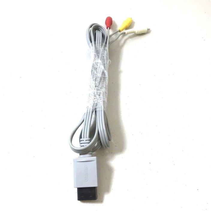 Official Nintendo Wii Game AV Cable Audio Video Cord Genuine Works