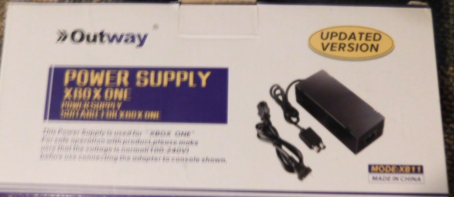 OUTWAY AC Adapter Power Supply Cord for Xbox One Auto Voltage Updated Version