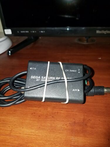 Sega Saturn RF Cord Unit P-045, Made by Performance, Excellent Condition