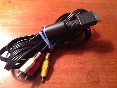 PS AV CORD FOR PLAYSTATION 1, 2, OR 3 SYSTEM SONY ORIGINAL AUDIO VISUAL AV CABLE