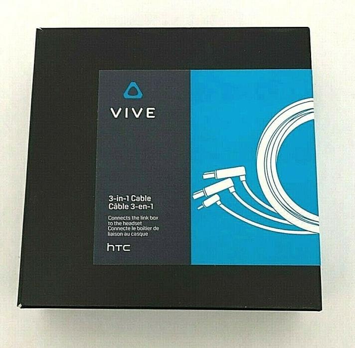 Vive HTC 3-in 1 Cable | Link Box to Headset | PC | Mac | Linux  (CD89)