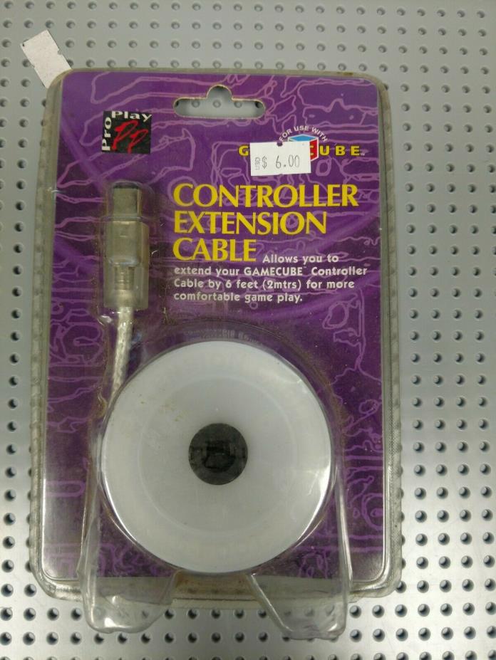 Pro Play GameCube Controller Extension Cable - 6 foot - New - Sealed