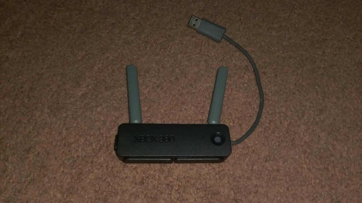 Genuine Official Microsoft Xbox 360 Wireless Networking Adapter USB Tested