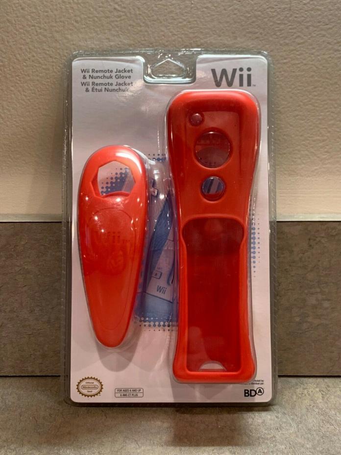 Nintendo Wii Glove Kit, Switch ‘N Carry Red Nunchuk  & Remote Glove