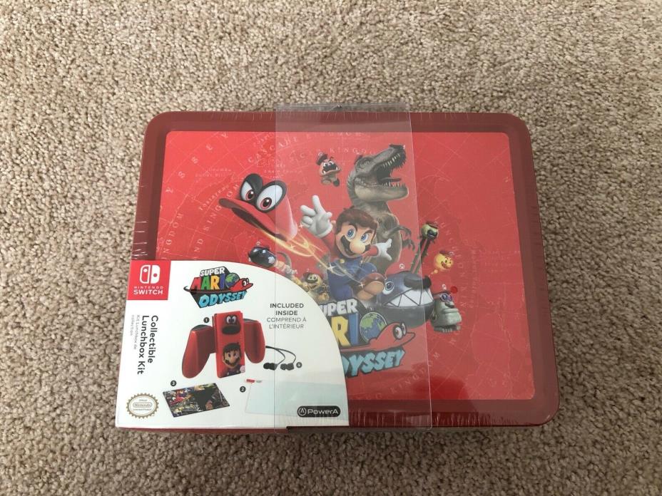 Super Mario Odyssey Collectible Lunchbox Kit Nintendo Switch Power A
