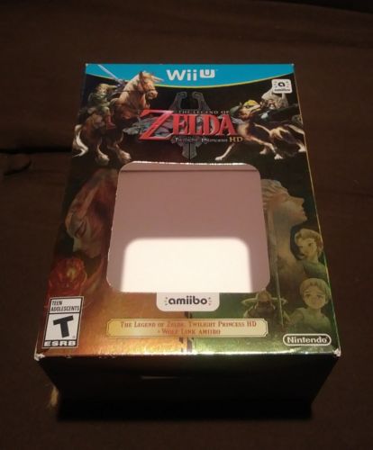 Replacement Outer Box (NO GAME) Legend of Zelda Twilight Princess HD Wii U Wiiu