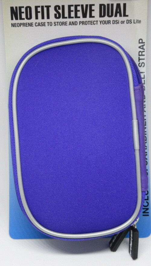 Nintendo DS Lite/ DSi Dual Neo Fit Sleeve Case- PURPLE DreamGEAR Protection