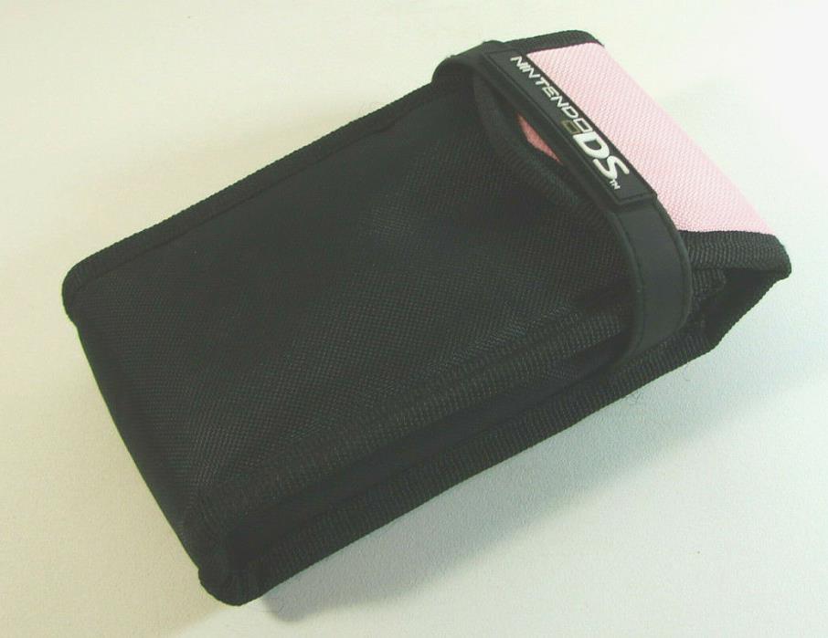 Nintendo DS Video Game Pink/Black Travel Case