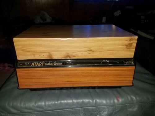 Vintage Game Center Atari 2600 Organizer Storage Case For Games + 14 games *SEE*
