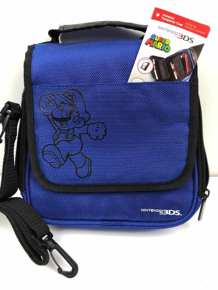 Blue Nintendo 3 DS Sling Bag DS Universal Super Mario TRANSPORTER CASE POWER A