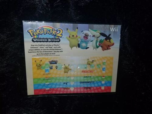 4 New Nintendo Pokemon Pokepark 2 Wonders Beyond Wii Remote Controller SKINS