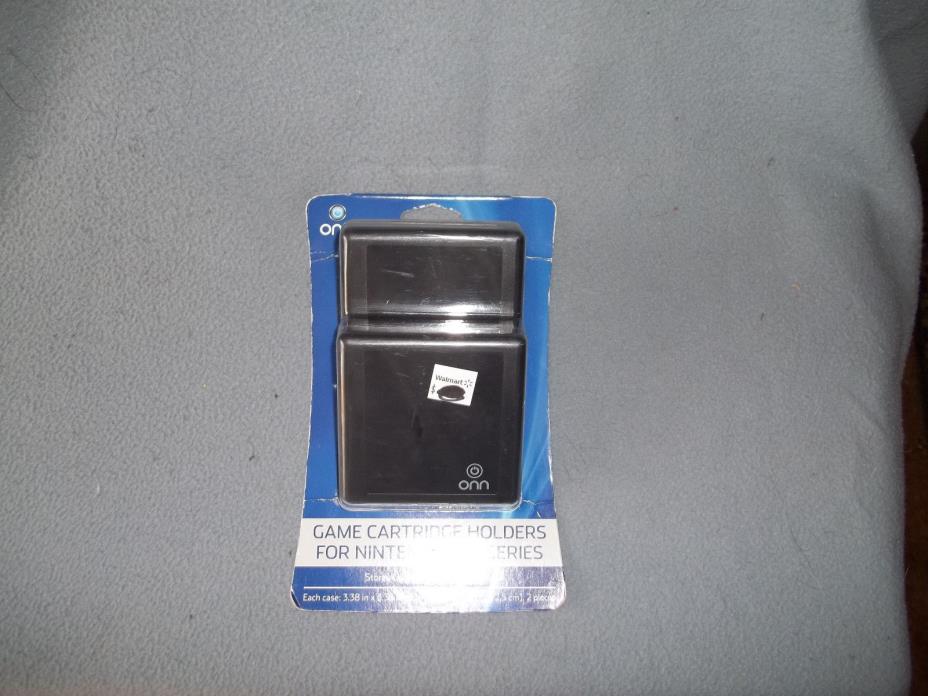 Nintendo Ds Game Cartridge Holders - Black Plastic