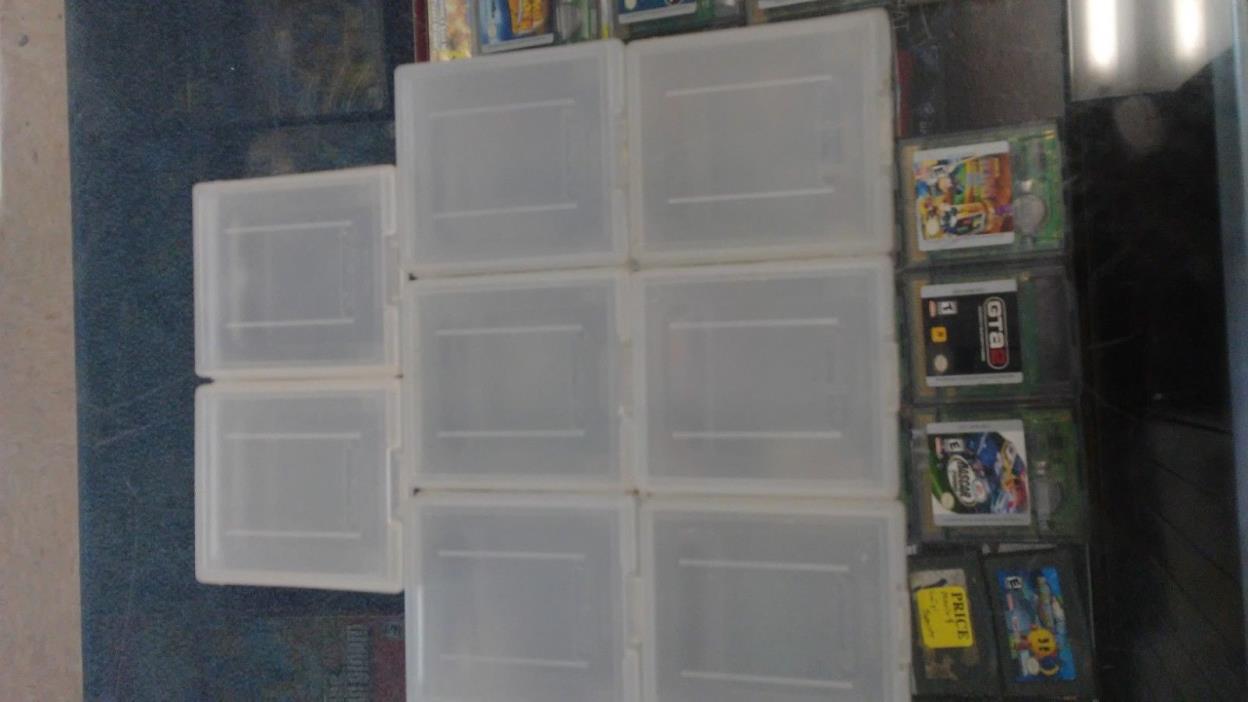 Nintendo Game Boy Video Game Hard Plastic Case Lot Of 8