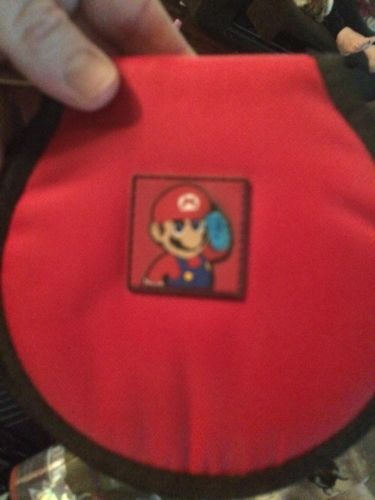 Collectible MARIO BROTHERS CD GAME CARRYING CASE