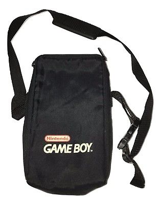 Official Nintendo Gameboy Case Carrying Bag Black Video Game Boy 6