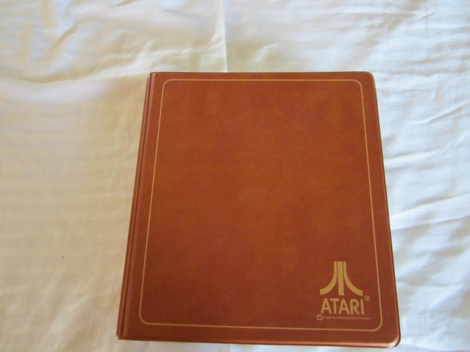 Vintage Atari Games Collector Album  4 Games, 4 Booklets, Warranty Card