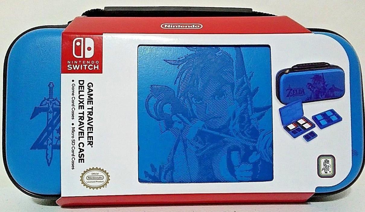 Nintendo Switch Game Traveler Deluxe Travel Case Zelda Breath of the Wild Link