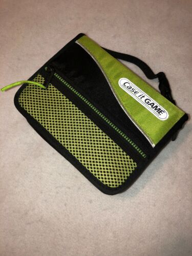 Case It Game Pouch Green Fits Leap Pad DSi DS 4E Gameboy EUC Free Shipping