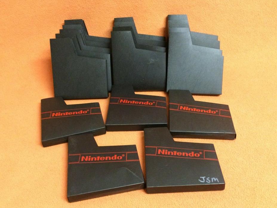 Nintendo NES Dust Games Cover Sleeve Lot of (18)-- Good Condition
