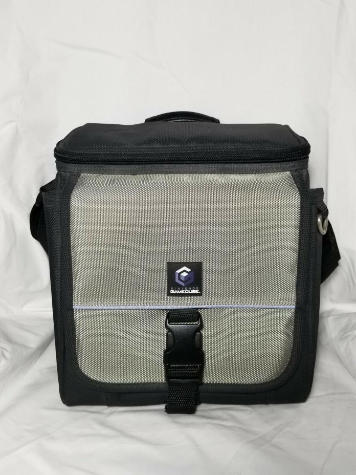 Official Nintendo GameCube Soft Travel Bag, Console Carrying Case, Grey & Black