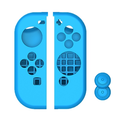 Tirux Joy-con Controller Silicone Protection kit for Nintendo Switch, BLUE