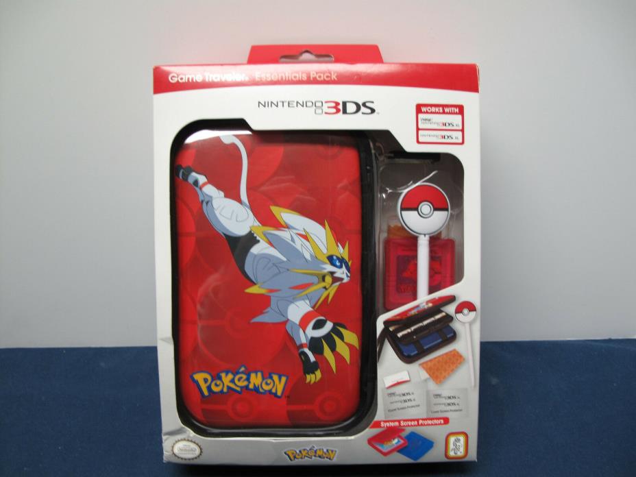 Nintendo 3DS Solgaleo Pokemon Game Traveler Essentials Pack New