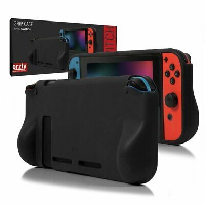 Durable Comfort Grip Case For Nintendo Switch Protective Back Cover SOLID BLACK