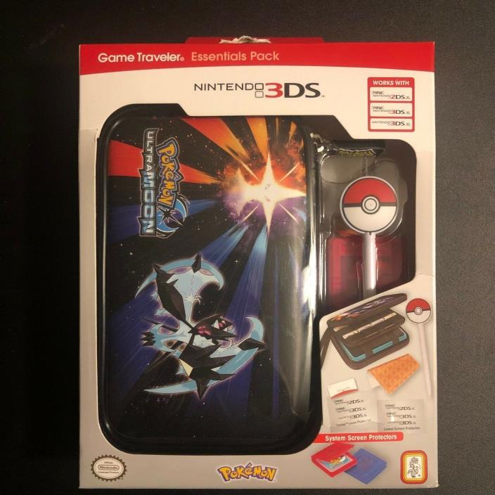 Nintendo 3DS Pokemon Case Ultramoon Game Traveler Essentials Pack New