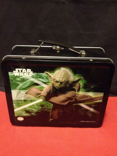 Rare Nintendo DS Lite Star Wars Yoda Lunch Box Starter Kit Case Some Accessories