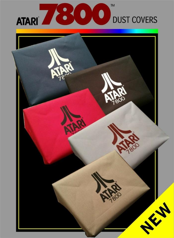 Atari 7800 system canvas dust covers