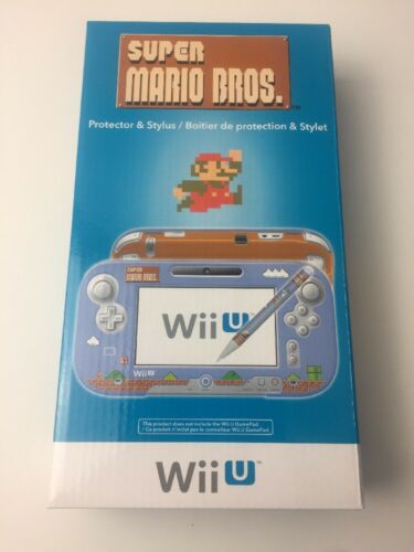 Hori Super Mario Bros Wii U Gamepad Protector & Stylus Sealed