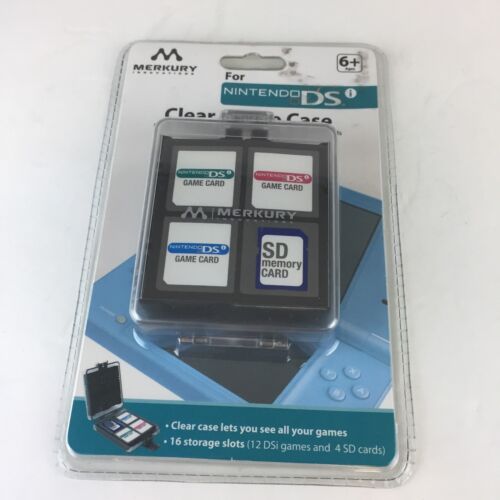 Merkury Innovations Nintendo DSi Clear Game Case NEW
