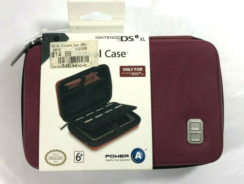 Official Nintendo Travel Case For DSi And DSi XL Wine Never Used