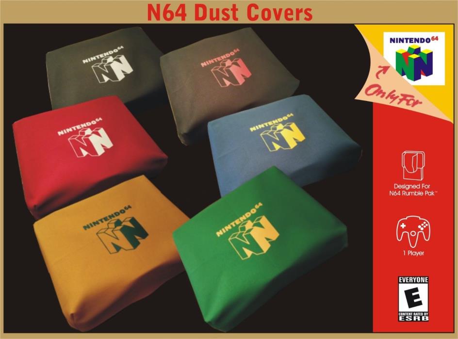 Nintendo 64 console canvas dust cover